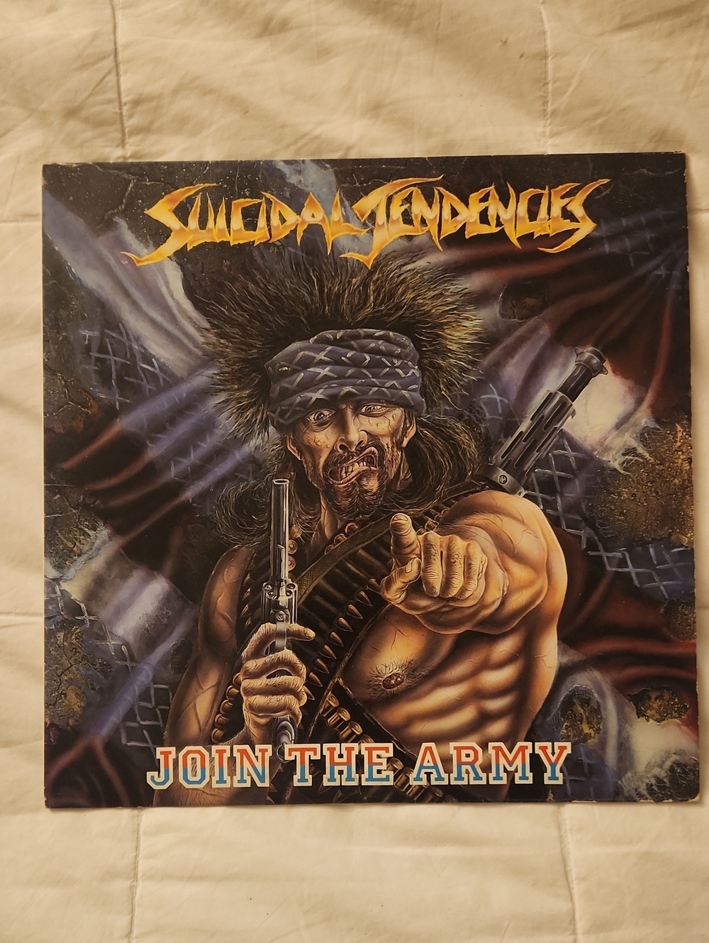Suicidal Tendencies: Join The Army -- FOR DISPLAY ONLY! RECORD WARPED! Sorry